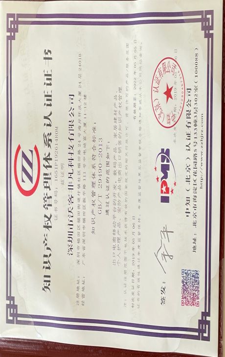 知识产权管理体系认证